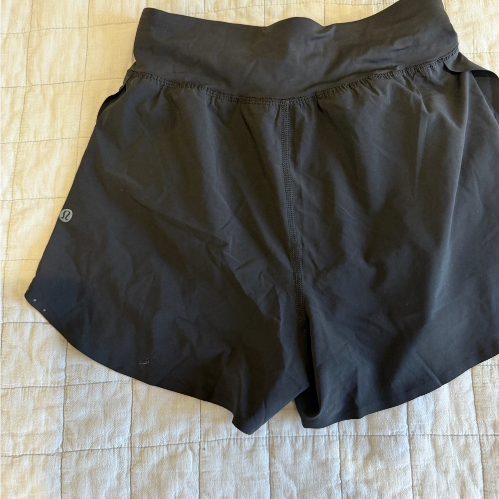 Lululemon Fast and Free Black Shorts